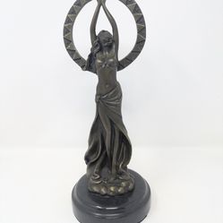 Lost Wax Bronze Sculpture: "Dream Goddess" after Moreau