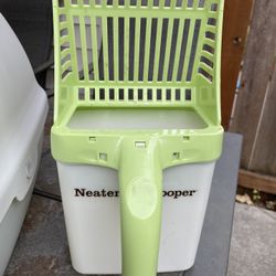 Kitty Litter Scooper Plus Green Waste Bags And Mountable Holder!