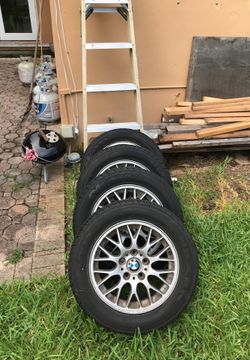 Brand new bmw rims and tires