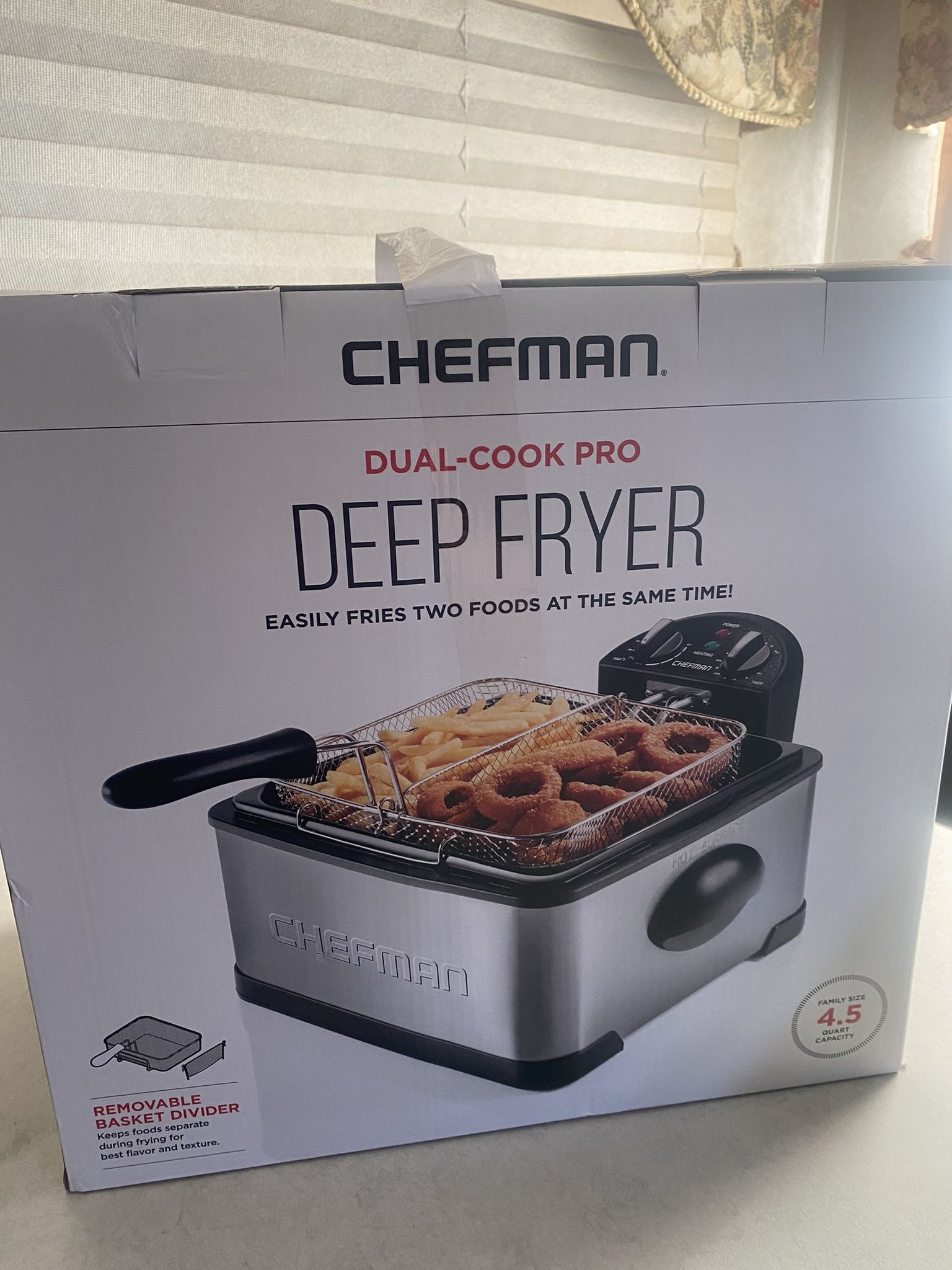 Chefman Dual Deep Fryer 