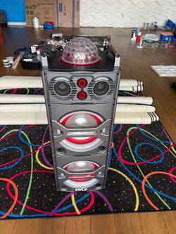 Pyle Disco Jam series Bluetooth party speaker with dual woofers