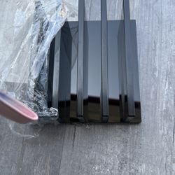 New Black Glass Paper Divider