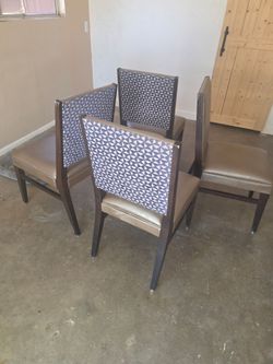 4 dining chairs