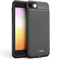 Funda De Carga De Batería, Anticaída, Recargable, Cargador De Batería Extendida Para IPhone 8/7/6s/6/SE 2020