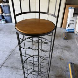 24-Bottle Wine Rack With 2 Shelves