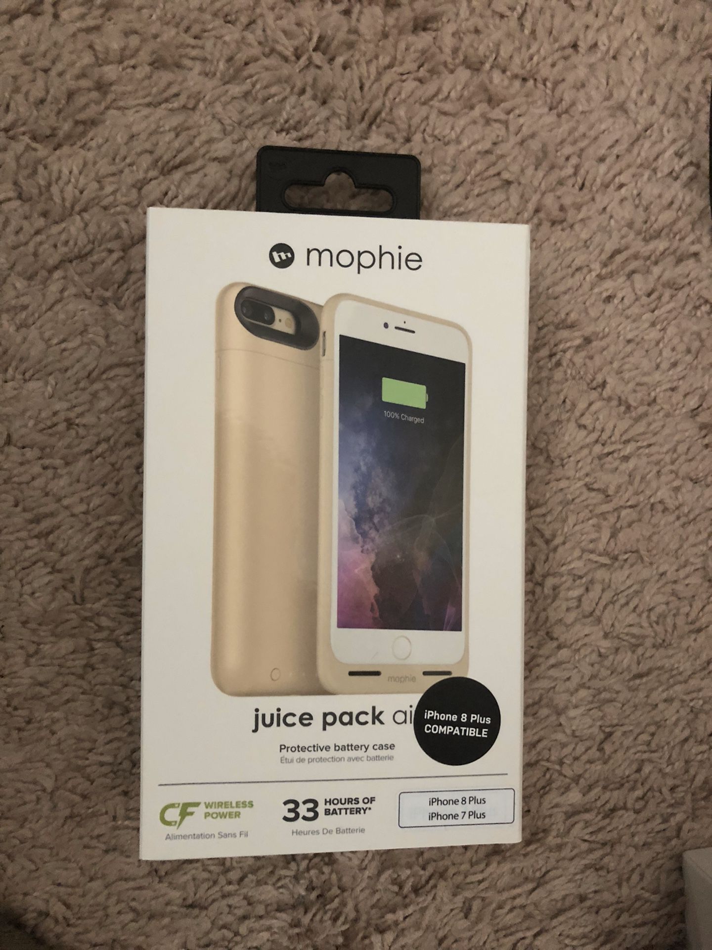 phone 7 plus or 8 plus mophie battery case BRAND NEW