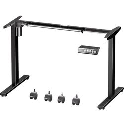 Electric Standing Desk Frame,Height Adjustable Legs for Table Tops with 265 lbs Capacity