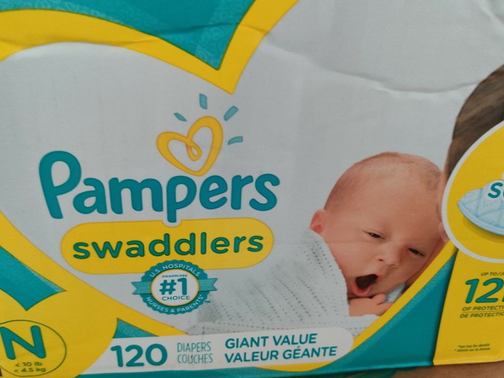 Pampers Swaddles Newborn 120 Count