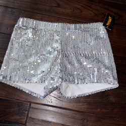 NWT Spirit Silver Sequence Shorts!