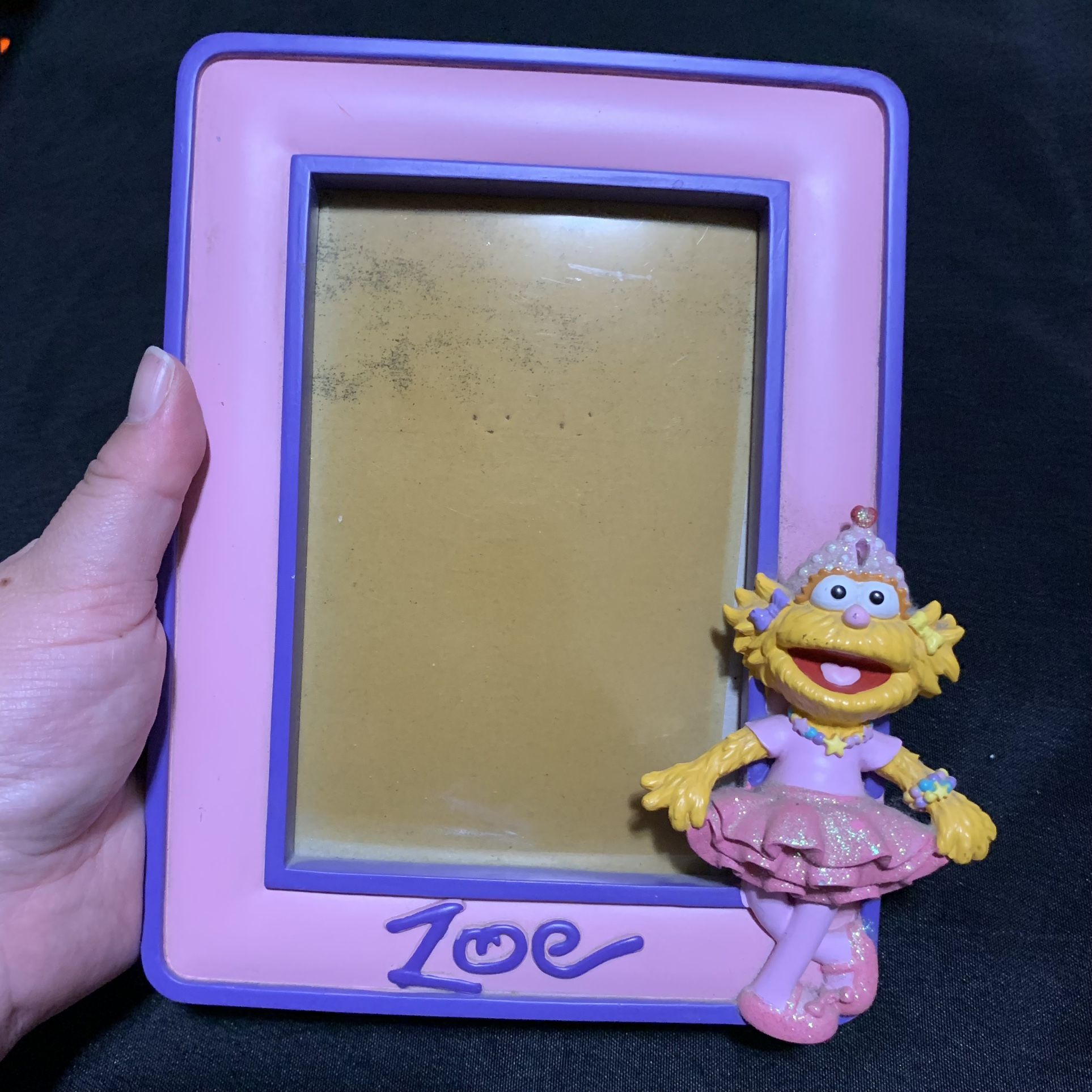Sesame Place Sesame Street Workshop Photo Picture Frame Zoe Children’s Room Home Decor