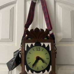 Loungefly Disney Haunted Mansion Grandfather Clock Crossbody Bag