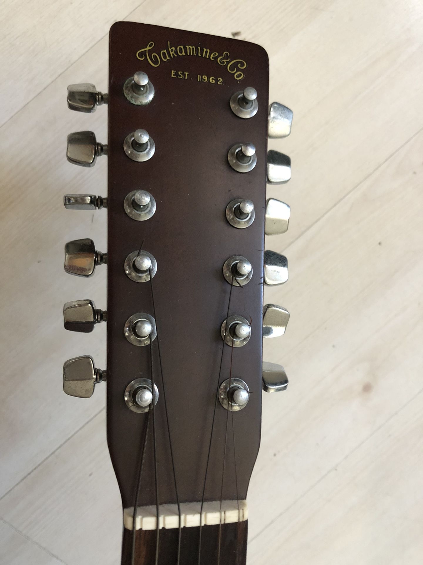 Takamine F-385 12 String Japan Lawsuit 1977 Acoustic Guitar