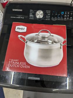 Parini 7QT Stainless Dutch Oven
