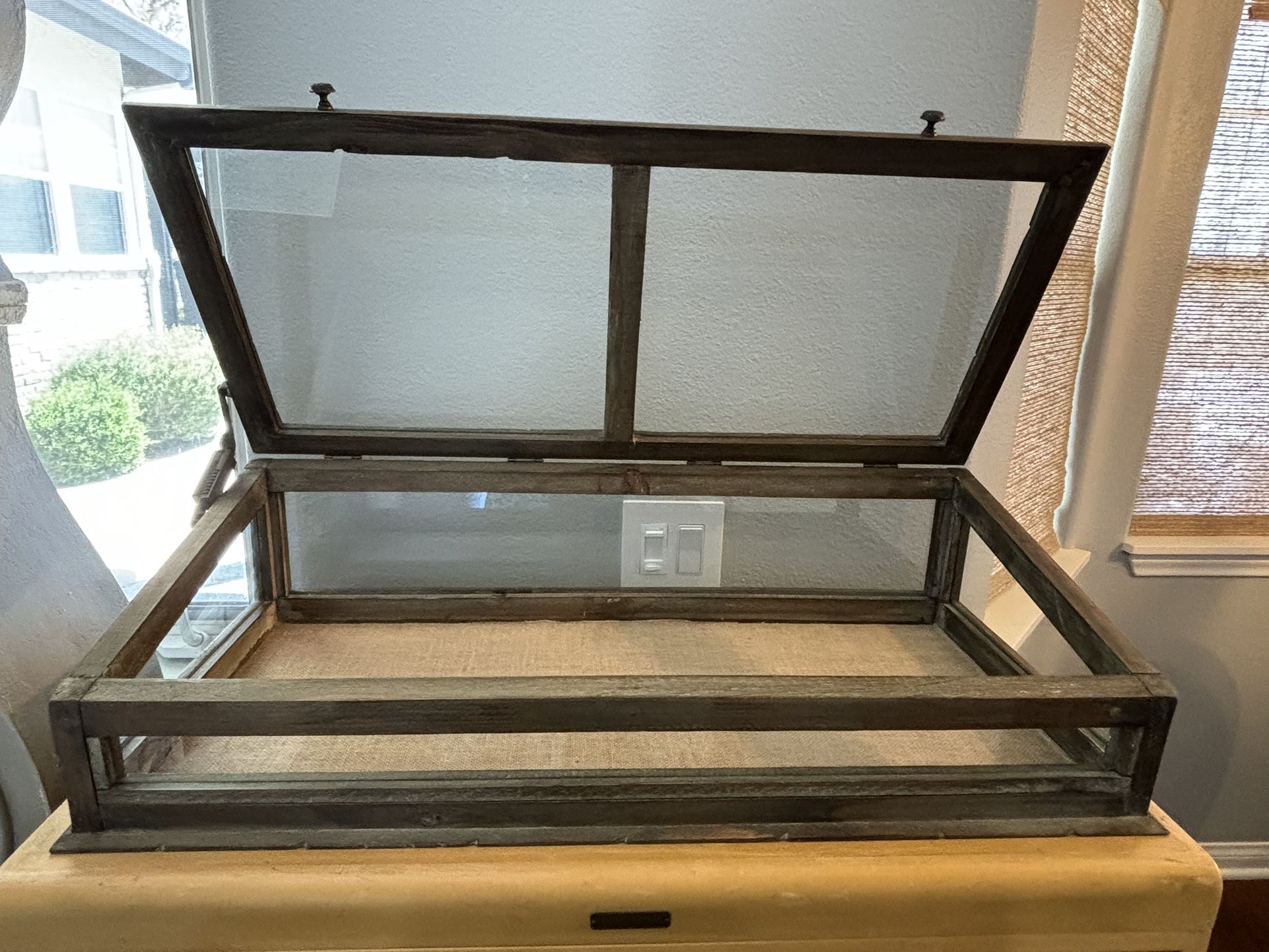 Vintage Glass Display Case