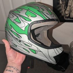 Used TCMT GREEN HELMET 