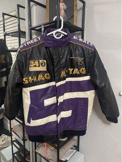 RARE Vintage Y2K SHAQ "Dunkman" Lakers Racing Jacket - Youth L (10/12)