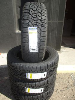 275/55/20 New Goodyear Wrangler Workhorse All Terrain Tires