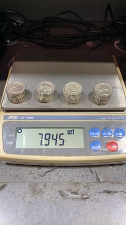 Silver quarters $449.99
