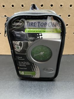 Slime Tire Top Off 12V Compact Inflator / Inflador de Llantas