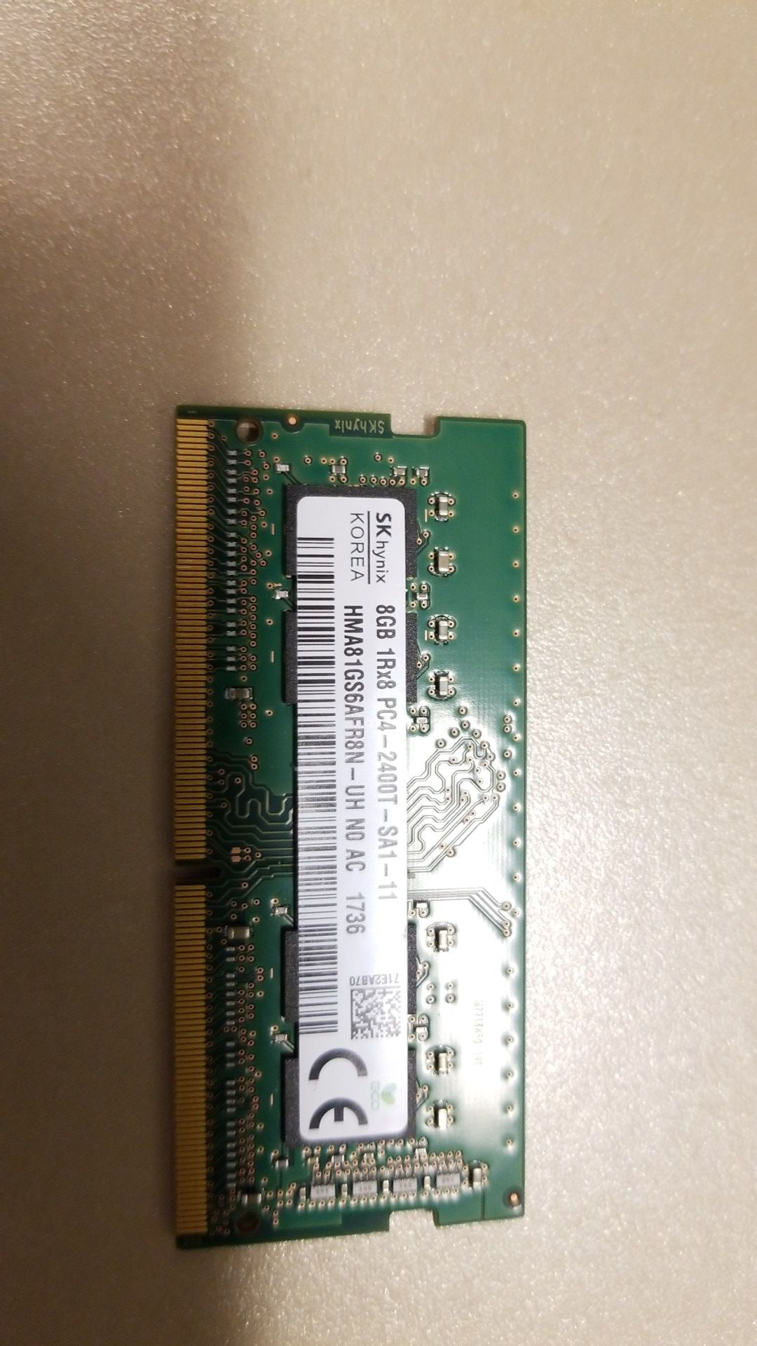 8gb pc4 memory card