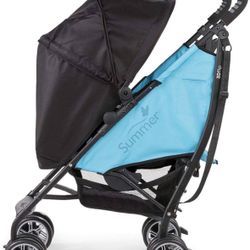 Summer Infant Blue Umbrella Flip Baby Stroller Travel