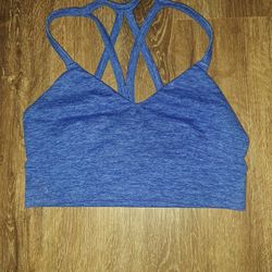 Blue Sports Bra