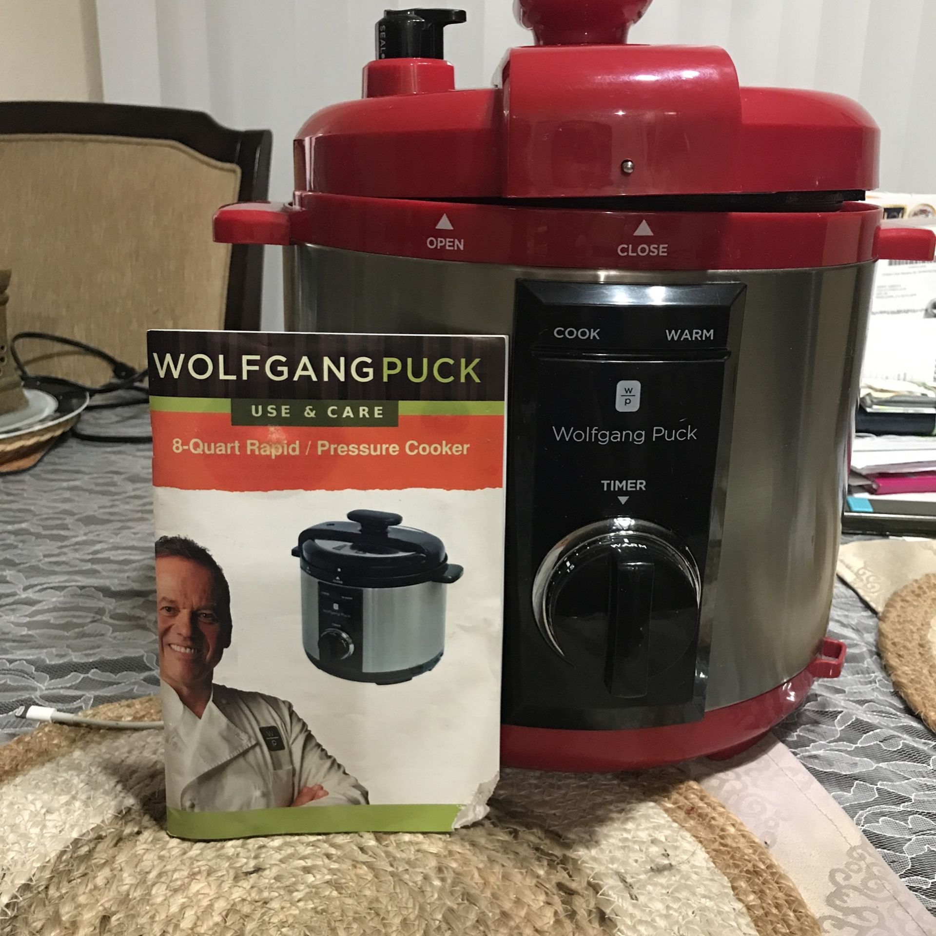 Wolfgang puck 8 discount quart pressure cooker