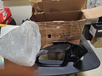 DNA Motoring OEM-MR-KI1320198 Heated Powered Adjust Left Driver Side Door View Mirror w/Turn Signal Compatible with 2017-2022 Sportage
