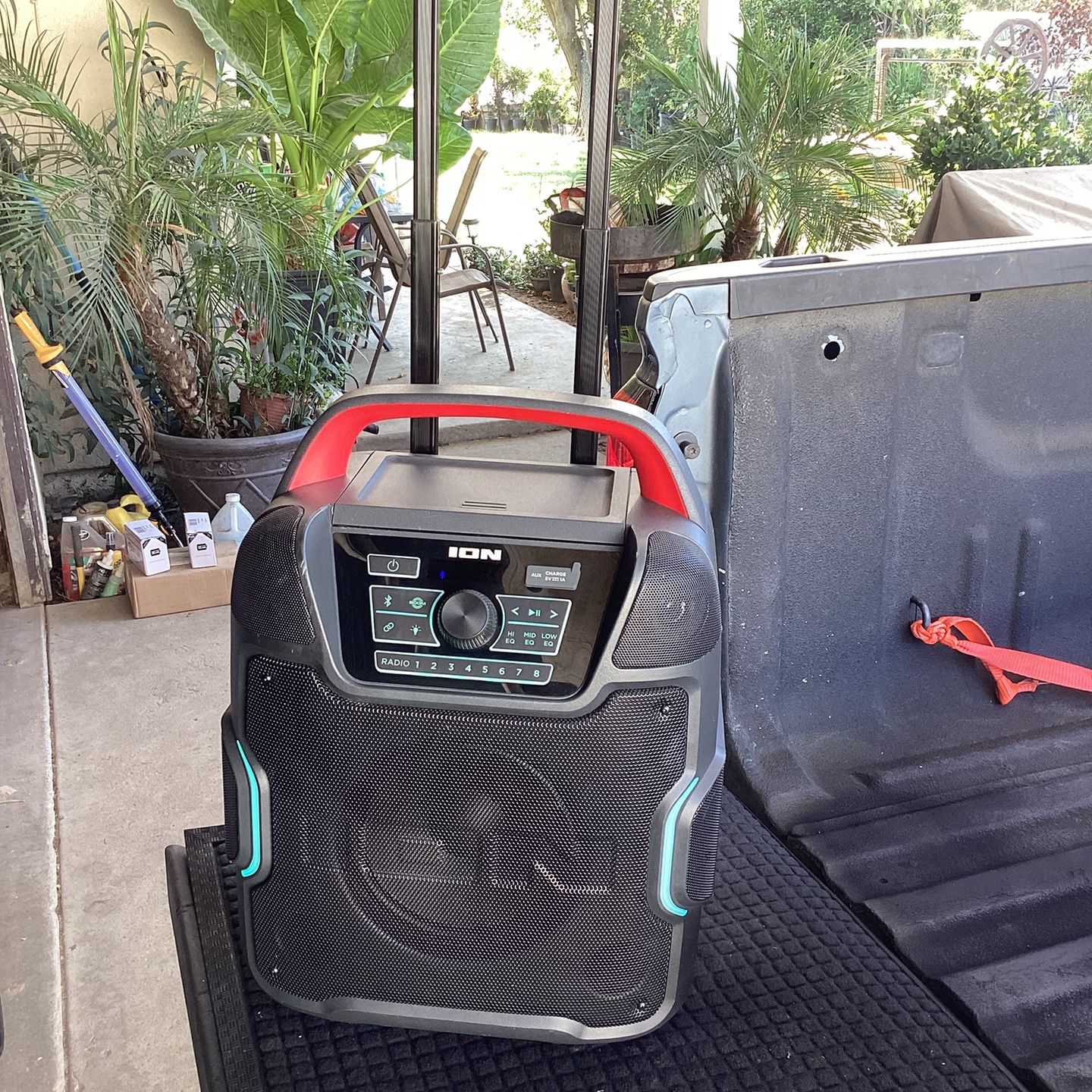 portable speaker ion pathfinder speaker costco
