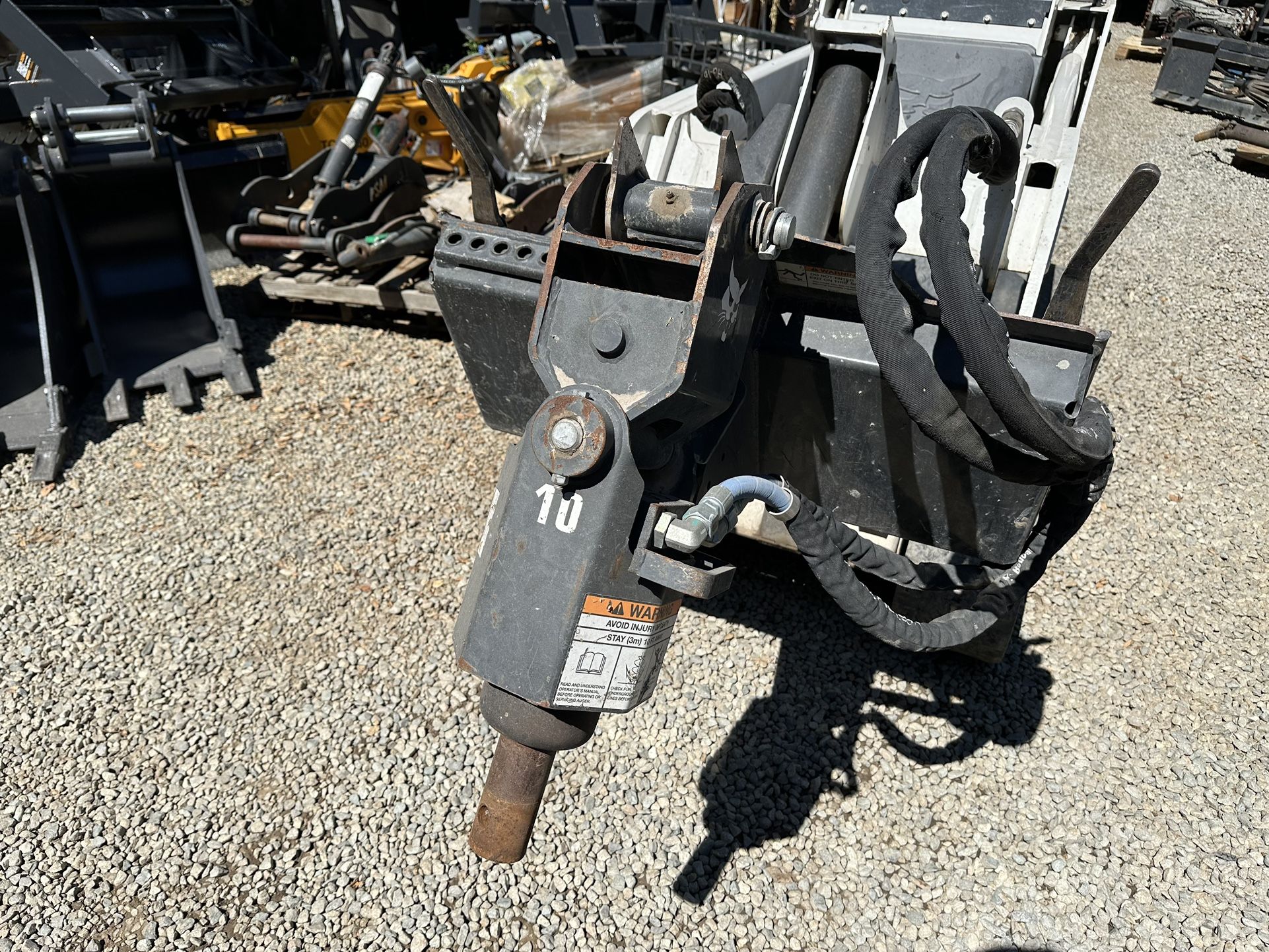 Bobcat Mini Skid Steer Auger Attachment