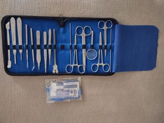 Advanced Medical Kit. 16 Medical Instruments.  Never Used. Open Box.