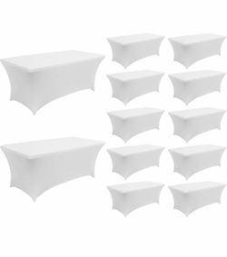 12pack Spandex Table Cover Table Cloth for Wedding Banquet Party