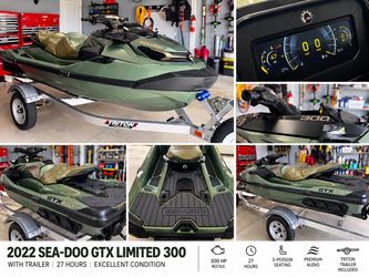 2022 Sea-Doo GTX Limited 300 – Only 27 Hours + Triton Trailer