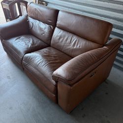 Jerome’s Reclining Leather Couch 