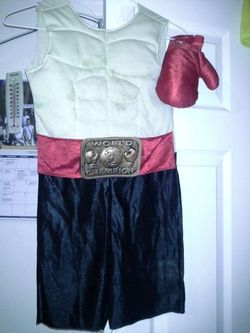 Heavy weight boxer costume