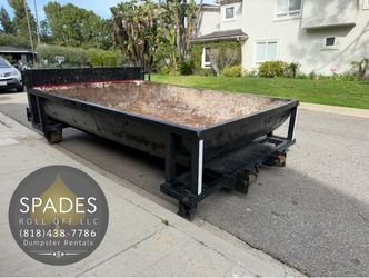 6 Yard Lowboy Heavy Duty Dirt Dumpsters 