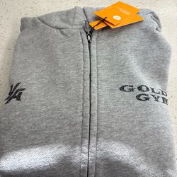 Young LA golds gym zip up size small