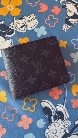 Black leather wallet mens