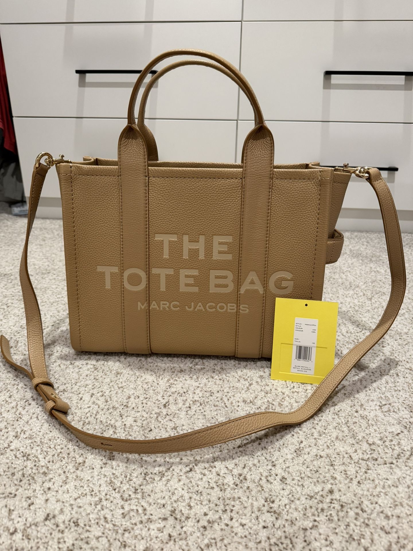 Marc Jacobs Tote Bag - Camel Color, Brand New!
