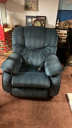 Recliner. Dark blue