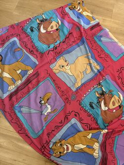 Vintage Lion King Flat Bedsheet