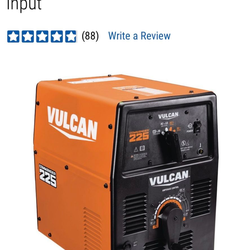 Vulcan Commander Stick Industrial Welder 225A AC/ 150A DC, 230v
