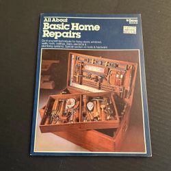 All About Basic Home Repairs, T. Jeff Williams, DIY Techniques, Ortho Books VTG