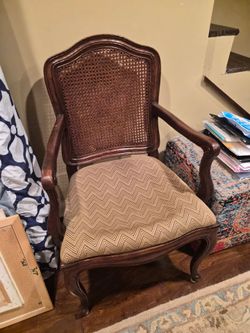 Louis XV style caneback chair