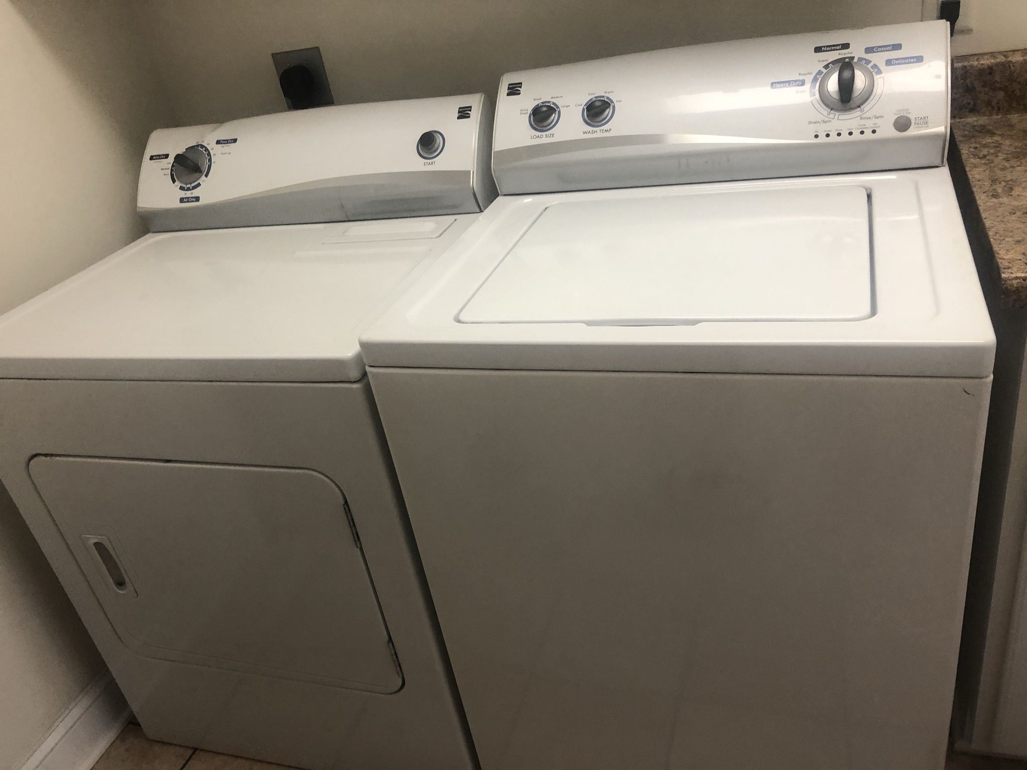 Kenmore Washer And Dryer Set