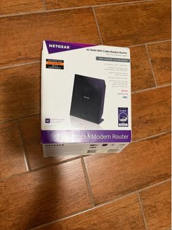 NETGEAR AC1600 C6250 Dual-Band WiFi Cable Modem Router