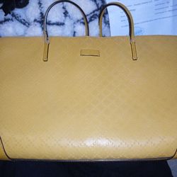 Gucci Yellow Purse 