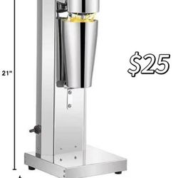 😀 VEVOR Stainless Steel Electric Milkshake Maker, 180W Machine with 800ml Cup, Silver, 2 Speed Adjustable