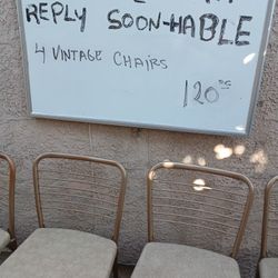 4 Samsonite  Vintage  Chairs 