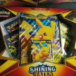 Shinning fates Pikachu box 